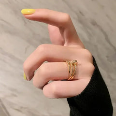 Dazzling Nail Ring