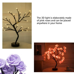 LED Rose Table Lamp