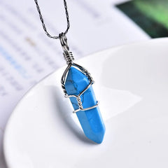 Natural Crystal Point Pendant