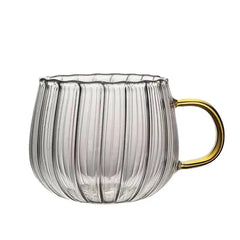 Striped Glass Mug Set