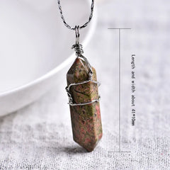 Natural Crystal Point Pendant