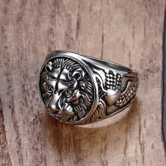 Vintage Lion Head Ring