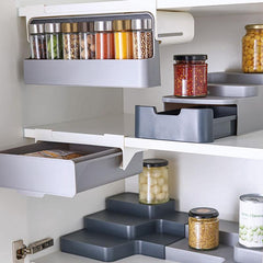 Self-Adhesive Wall-Mounted Spice Organizer