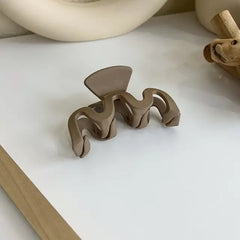 Coffee  Hair Clip-Wavy